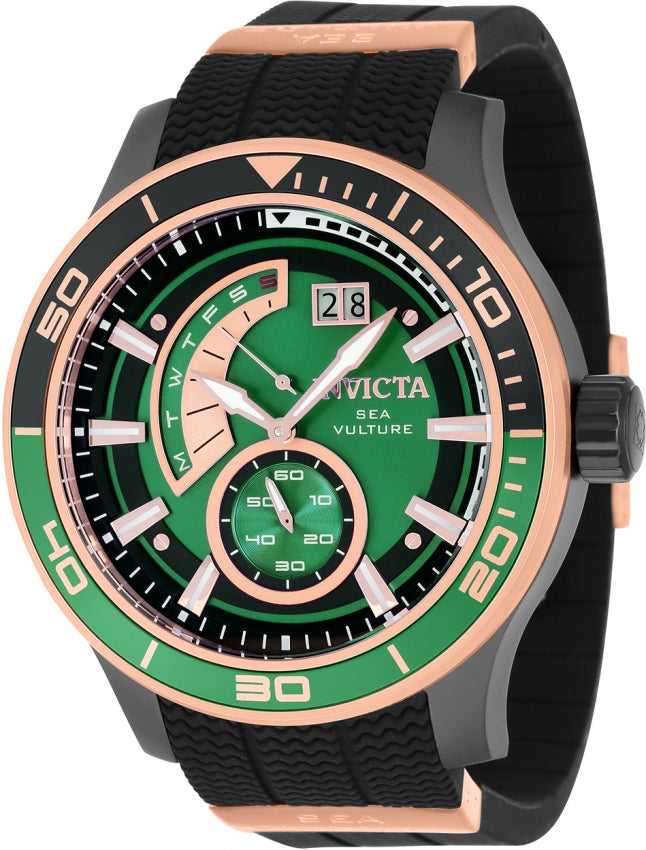 Green face invicta best sale watches