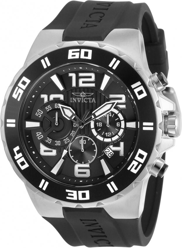 Invicta silver shop and black