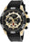 Invicta Men's Aviator Chrono Gold Case Black Rubber - 21739