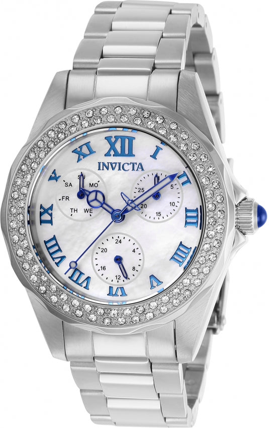 Invicta Ladies Angel Lady White Dial SS Bracelet - 28436