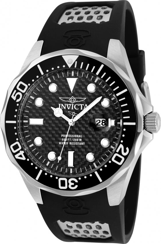 Invicta Men's Pro-Diver SS & Black 12258