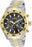 Invicta Men's Specialty Chrono Black Dial Two Tone Bracelet - 28889