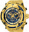 Invicta Men's SHAQ Blue Dial Gold Bracelet - 33660