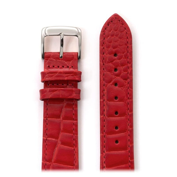 Speidel Men's Alligator Grain Leather Band in Black, Brown, Red and White - Time After Time Watches
