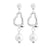 UNOde50 Man Ojo Pearl Earrings