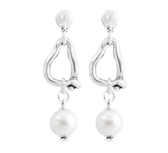 Unode50 UNOde50 Man Ojo Pearl Earrings - Time After Time Watches