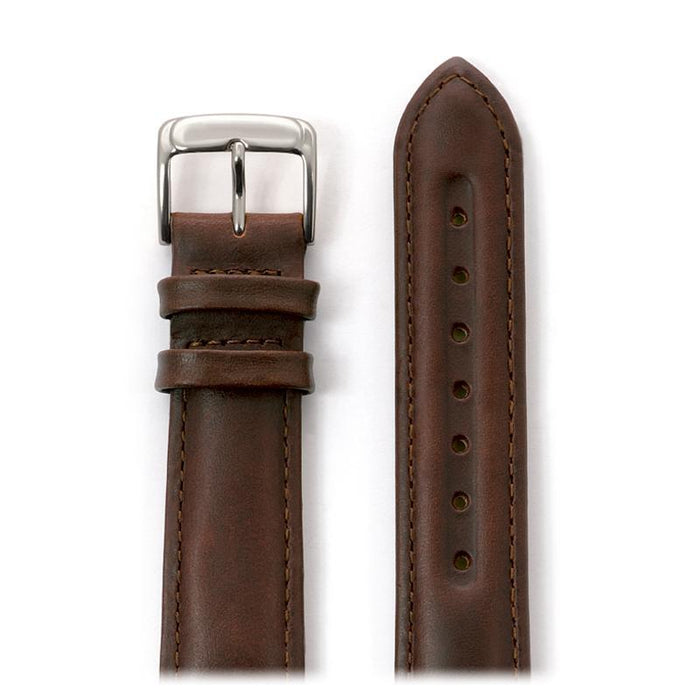 Men's Oiled Leather Band in Black and Brown