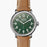 Shinola, The Runwell 47mm Green Dial Brown Leather