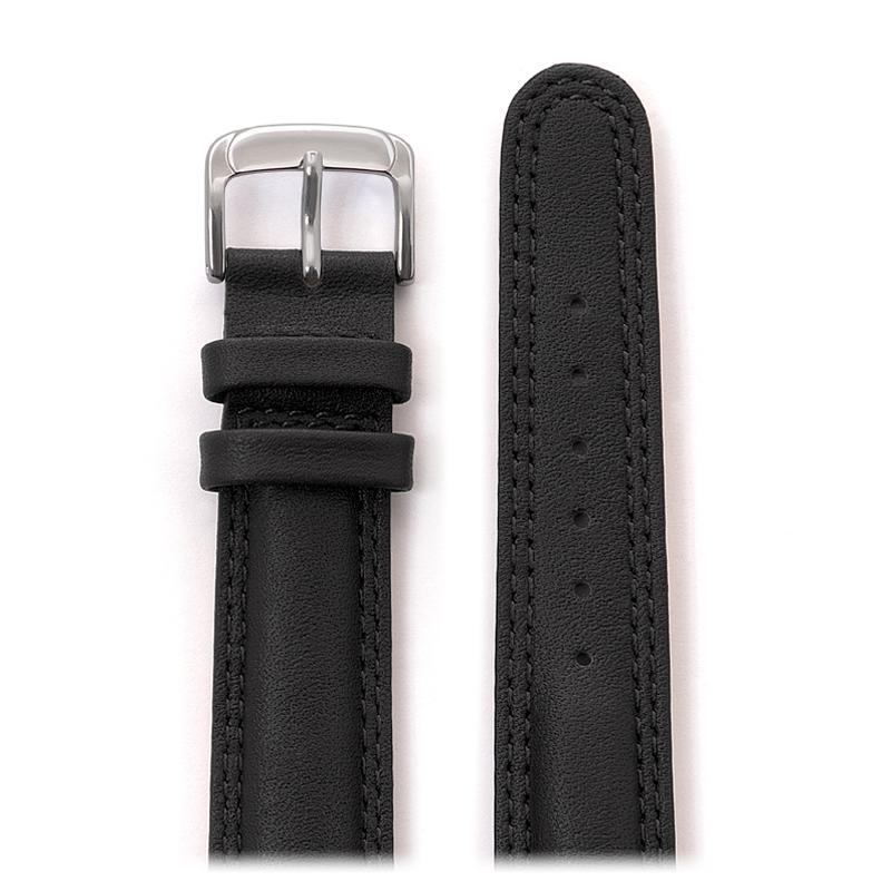 Speidel Men's Laredo Double Stitched Leather Band in Black and Brown - Time After Time Watches