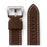 Speidel Men's Wide Contrast Stitched Calfskin Leather Watchband in Black and Brown - Time After Time Watches