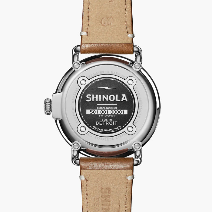 Shinola, The Runwell 41mm Green Dial Brown Leather