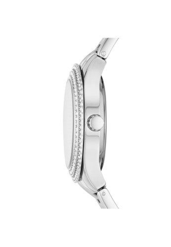 Stella Three-Hand Date Ladies Stainless Steel Watch