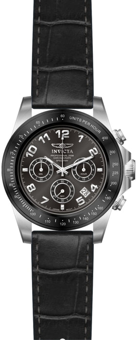 Invicta Men's Speedway Black Dial Black Leather - 10707
