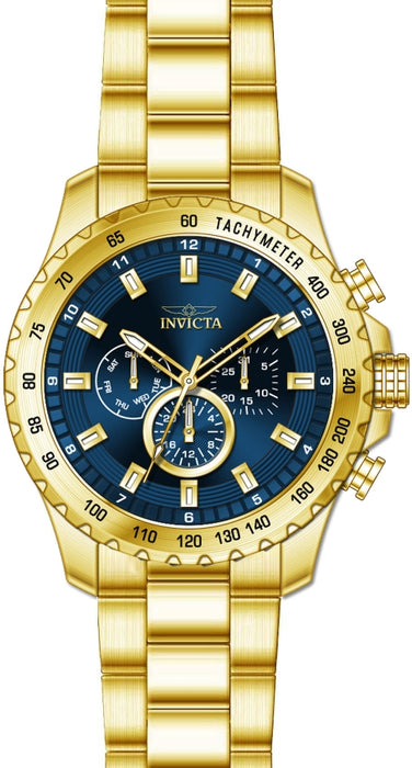 Invicta Men's Speedway Gold Tone 24213