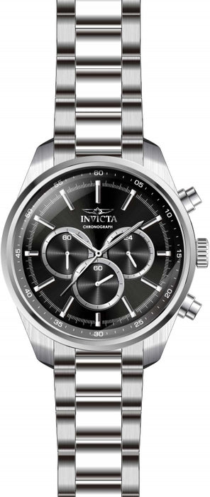 Invicta Men's Specialty Chrono Black Dial SS Bracelet - 29163