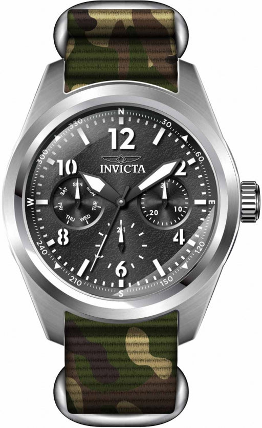 Invicta Invicta Ladies Coalition Forces Chrono Black Dial Canvas Strap - 33628 - Time After Time Watches