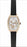 Ladies Quartz Wildflower Rose IP Case Black Satin Band. Rose gold pvd casing adorned with stones and beautiful artwork of wildflowers and butterflies. This watch is accompanied by a black satin strap with a rose gold buckle and rose gold hands.