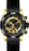 Invicta Men's Aviator Chrono Gold Case Black Rubber - 21739