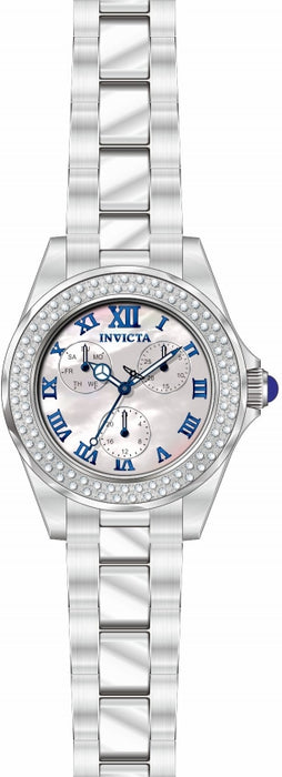 Invicta Ladies Angel Lady White Dial SS Bracelet - 28436