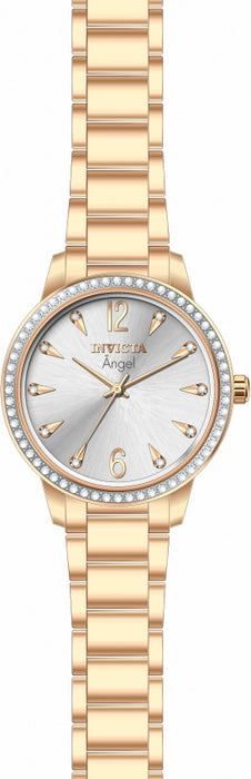 Invicta Ladies Angel Lady Silver Dial Rose Bracelet - 31369