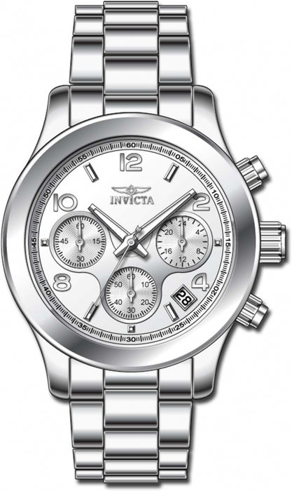 Invicta Ladies Angel Lady Silver Dial SS Bracelet - 19216