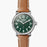 Shinola Shinola, The Runwell 41mm Green Dial Brown Leather - Time After Time Watches