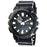 Known for its popularity among athletes such as surfers, this G-Shock lives up to this fame by offering the best of the analog and digital displays as well as very visible hands that make keeping track of anything easy on the go. The all black look gives focus to the face and also makes the big classic G-Shock design an element of sleekness.