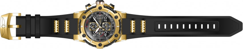 Invicta Men's Bolt Chrono Gold Case Black Silicone - 25468