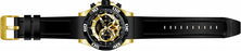 Invicta Men's Aviator Chrono Gold Case Black Rubber - 21739
