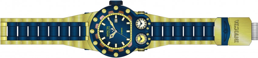 Invicta Invicta Men's Reserve Magnum Tria Automatic Blue and Gold Tone 37557 - Time After Time Watches