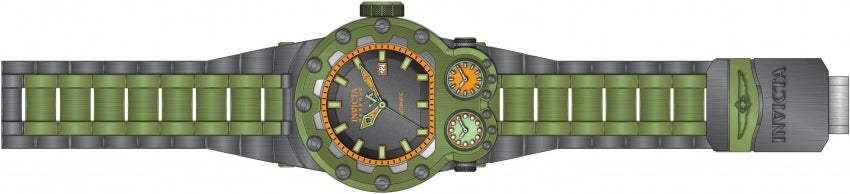 Invicta Invicta Men's Reserve Magnum Tria Automatic Black and Green Tone 37553 - Time After Time Watches