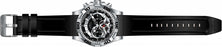 Invicta Men's Aviator Chrono Silver Dial Black Silicone - 21735