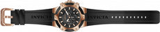 Invicta Men's Signature Rose Case Black Silicone - 7344