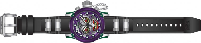 Invicta Men's DC Comics Joker Black Silicone - 34294