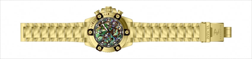 Invicta Men's Reserve Chrono Abalone Dial Gold Bracelet - 35556