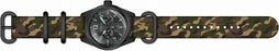 Invicta Men's Coalition Forces Black Dial Canvas Strap - 33562