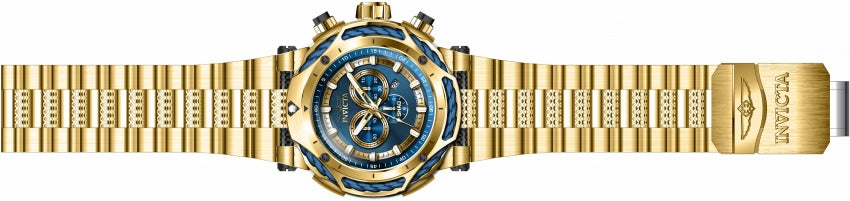 Invicta Men's SHAQ Blue Dial Gold Bracelet - 33660