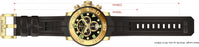 Invicta Men's Sea Hunter Black Dial Black Silicone - 0415