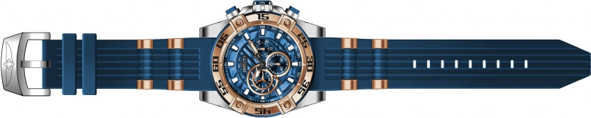 Invicta Men's Speedway Rose Case Blue Silicone - 27255