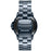 Men's Minimal Sport Baltic Blue, Blue Gunmetal dia, white markers, white hour and minute hands and black second hand. Rotating divers bezel, MVMT logo placed at 12 o'clock marker, 10 ATM Water Resistance indicator at 6 o'clock marker.