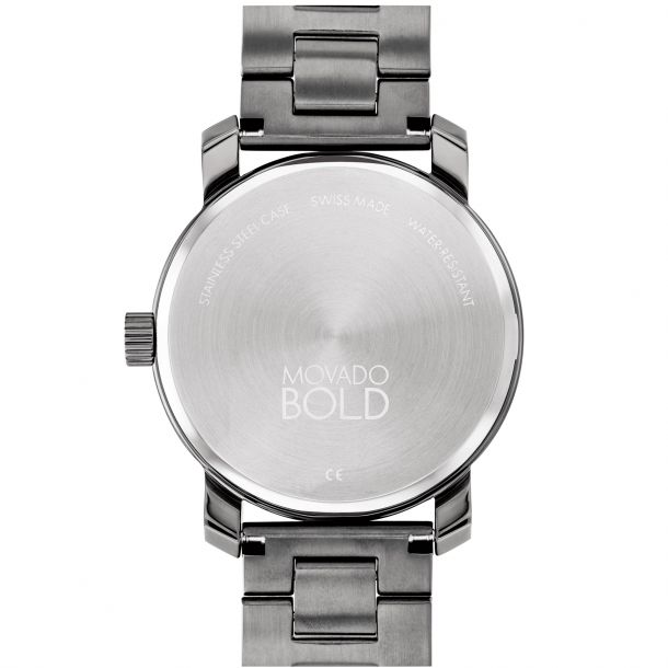 Movado Bold Access Grey Ion-Plated SS 3600913