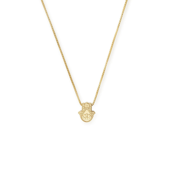 Alex and Ani Hand of Fatima Adjustable Necklace