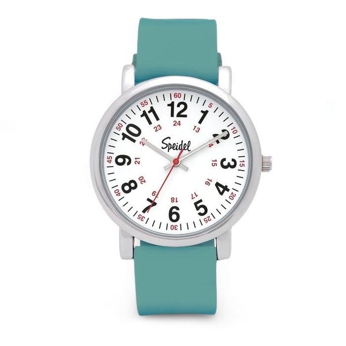 Speidel Scrub Watch with Teal Silicone Band