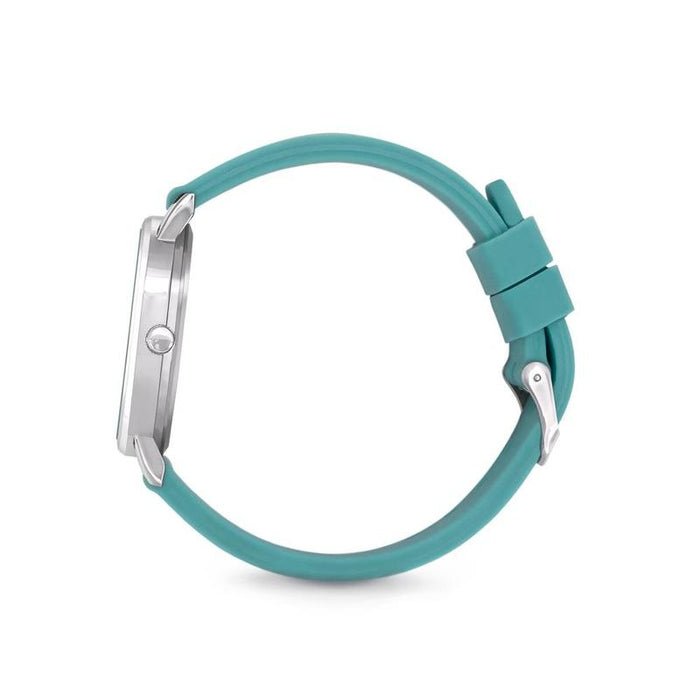 Speidel Scrub Watch with Teal Silicone Band