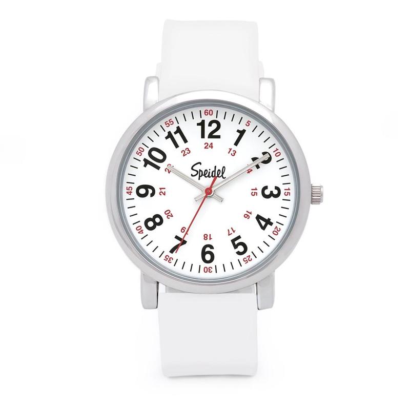 Speidel Scrub Watch with White Silicone Band