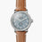 Shinola Shinola, The Runwell 41mm Grey Blue Dial Brown Leather - Time After Time Watches